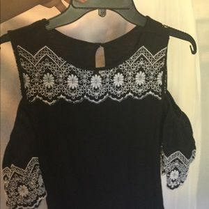 Short sleeved black shirt from Loft!
